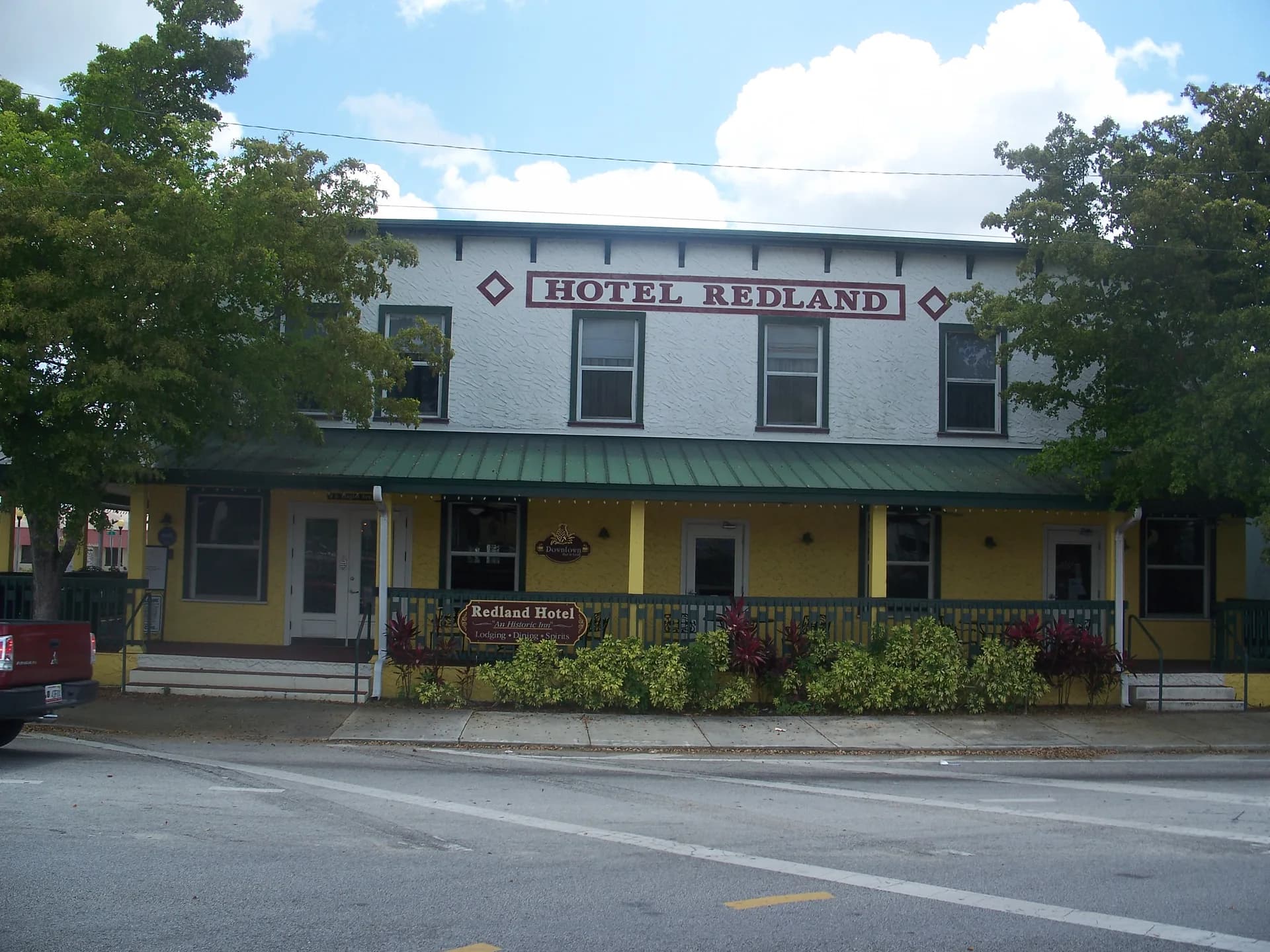 Hotel Redland en el centro de Homestead, Florida