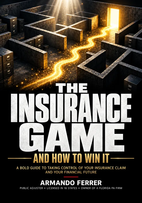 The Insurance Game: And How To Win It, book cover by Armando Ferrer