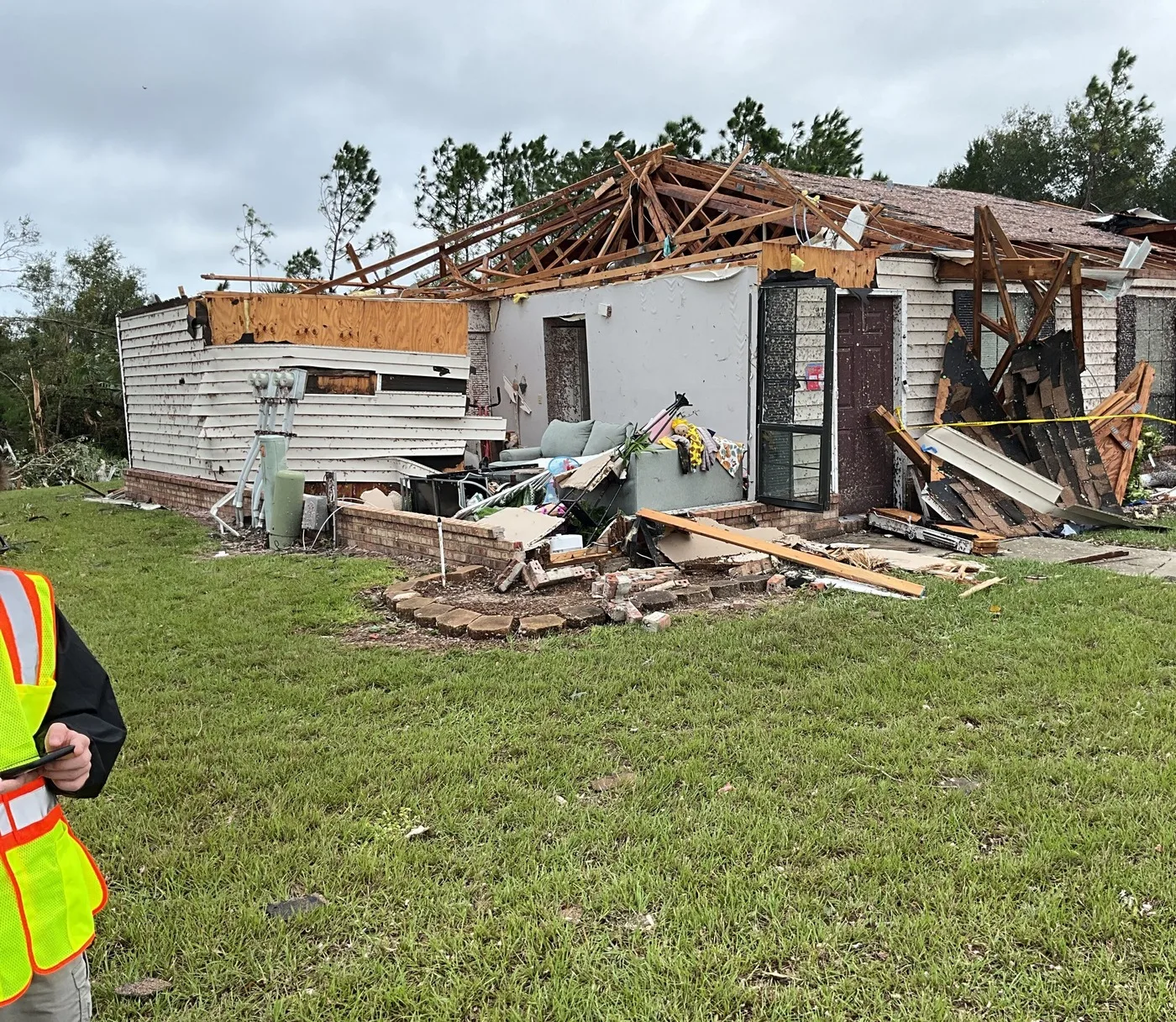 Storm-damaged property illustrating losses we document for Castle Rock claims