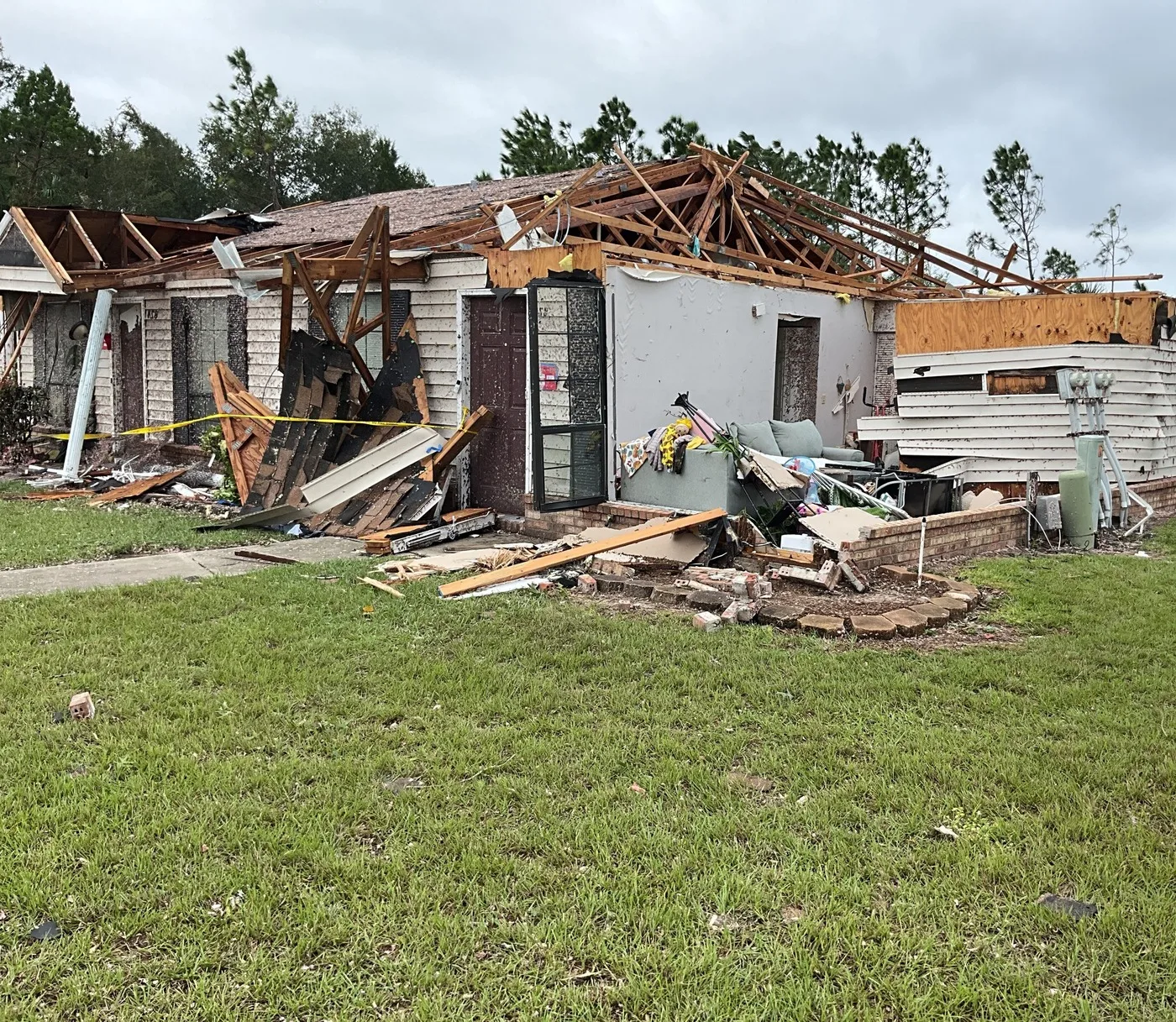 Storm-damaged property illustrating losses we document for College Station claims