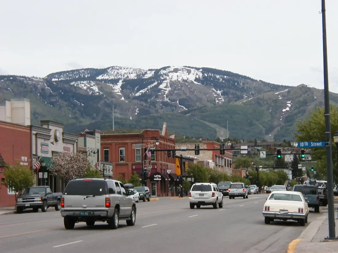 Steamboat Springs, Colorado local view