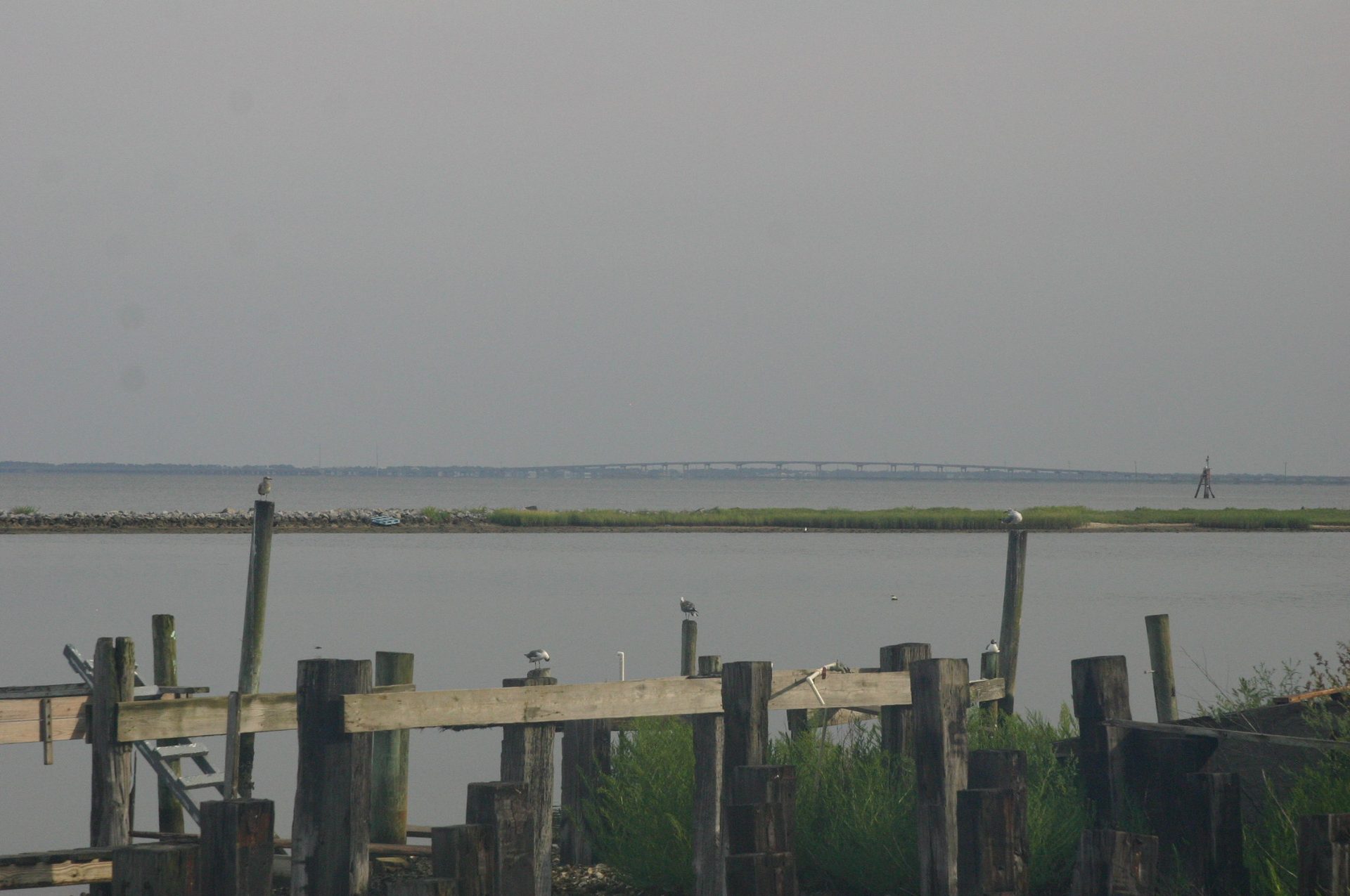 Bridge to St. George Island over Apalachicola Bay, Franklin County