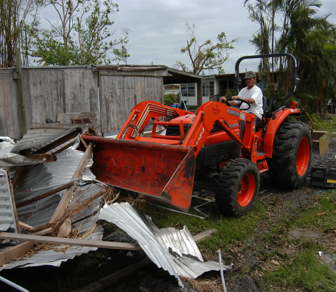 Storm-damaged home illustrating losses we document for Greenwood claims