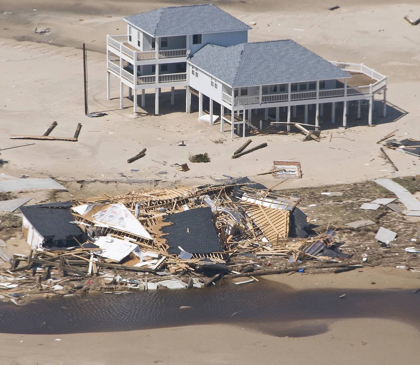 Storm-damaged home illustrating losses we document for Hagerstown claims