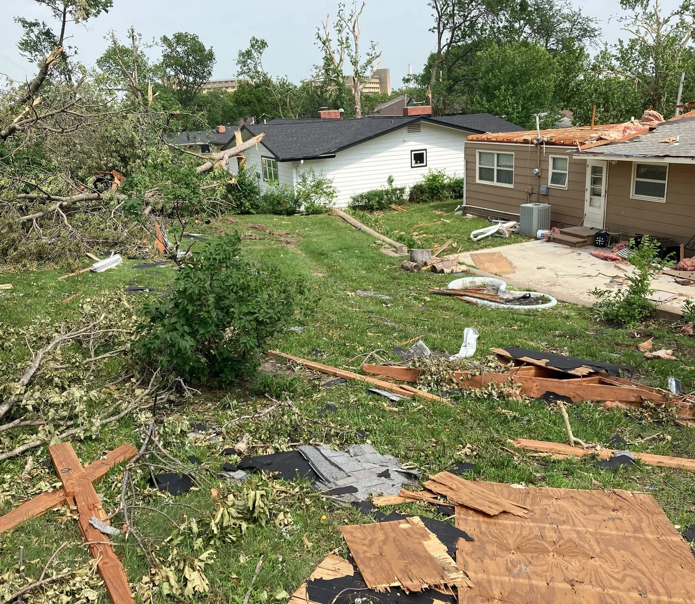 Storm-damaged property illustrating losses we document for Kissimmee claims
