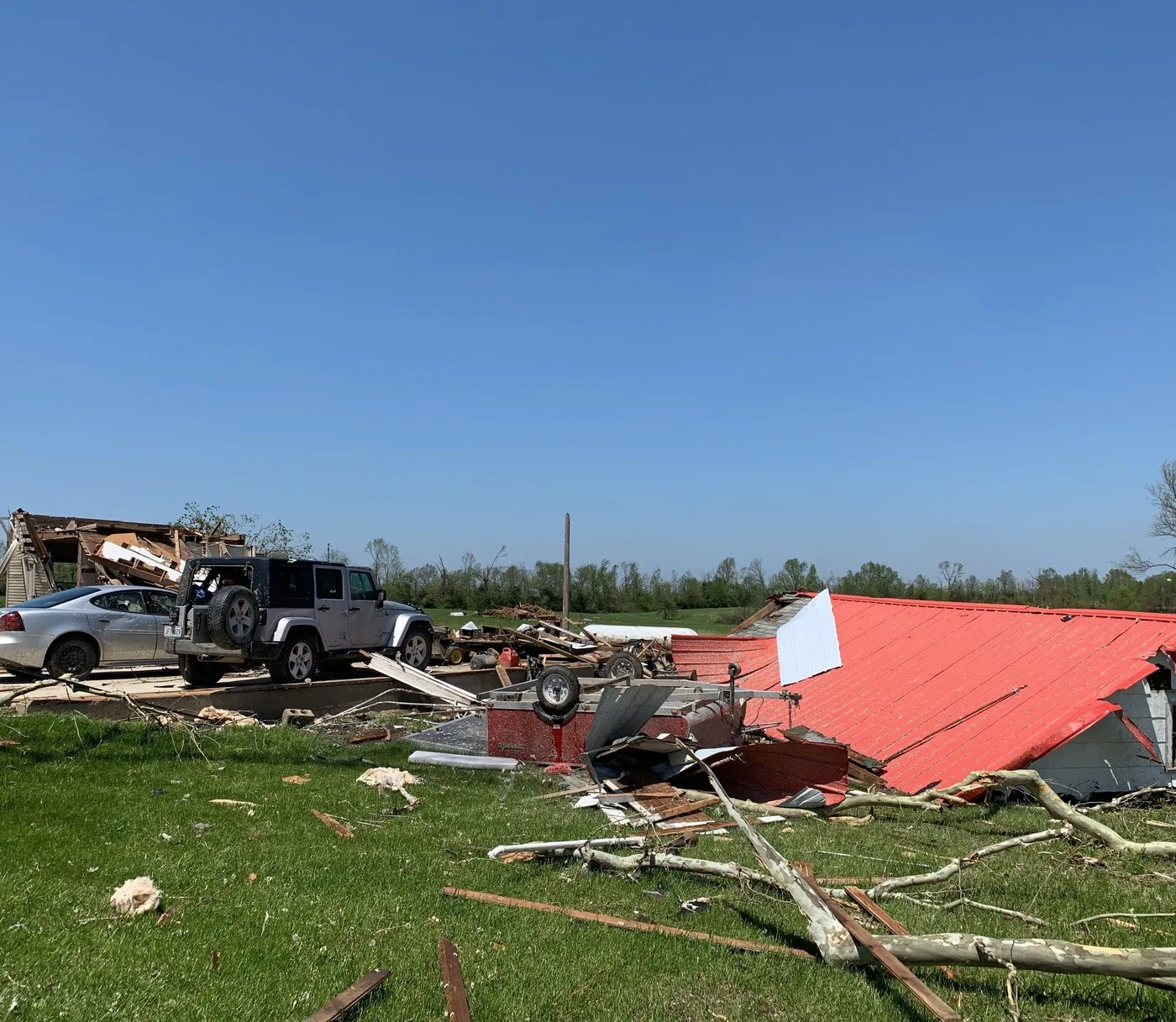 Storm-damaged property illustrating losses we document for Laredo claims