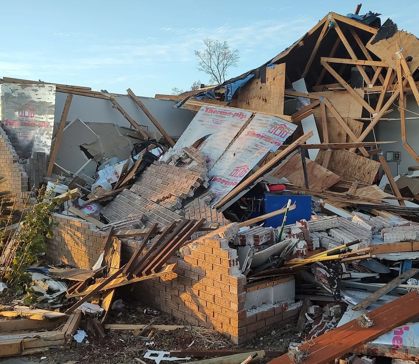 Storm-damaged home illustrating losses we document for Littleton claims