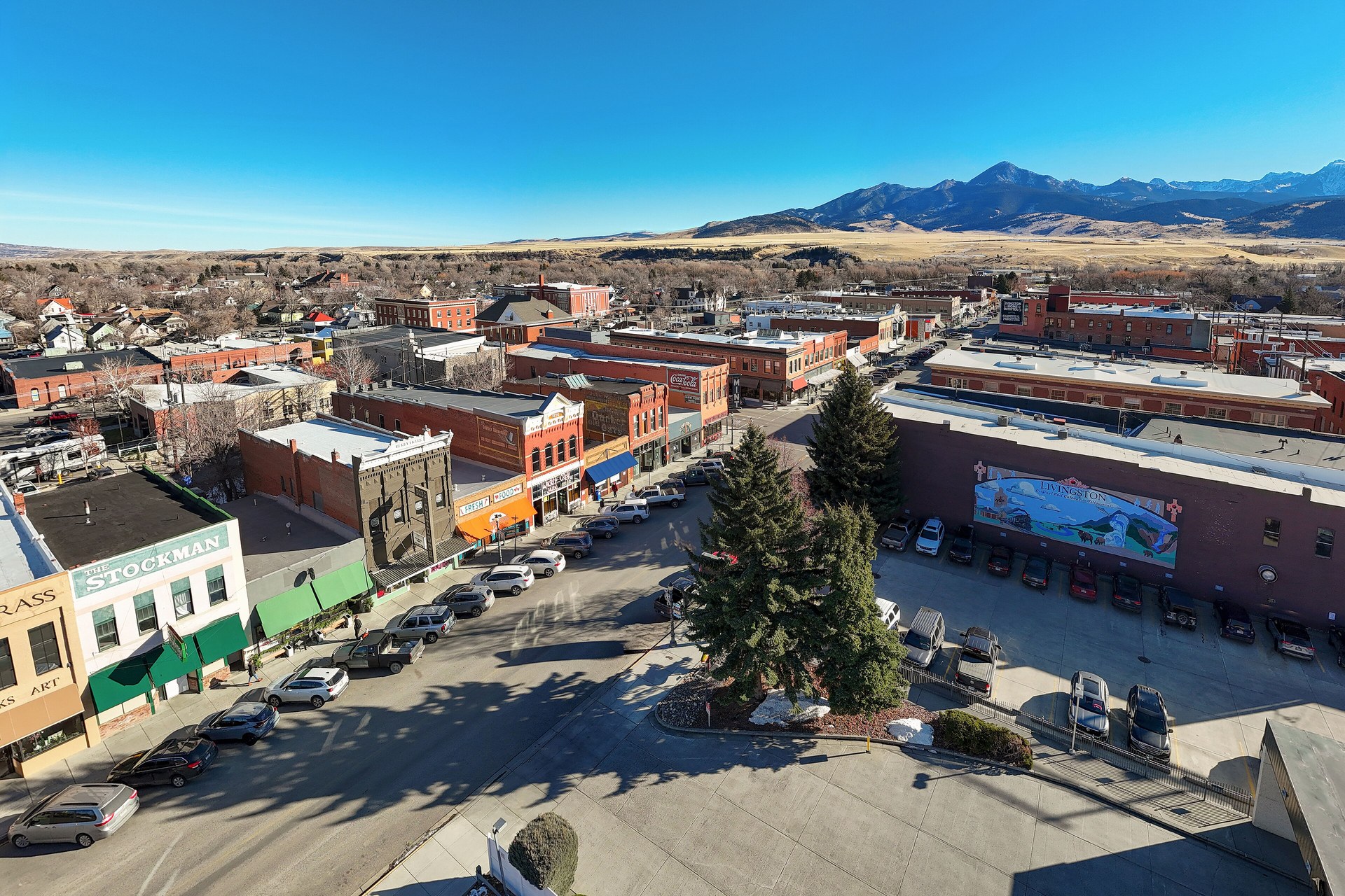 Livingston, Montana local view