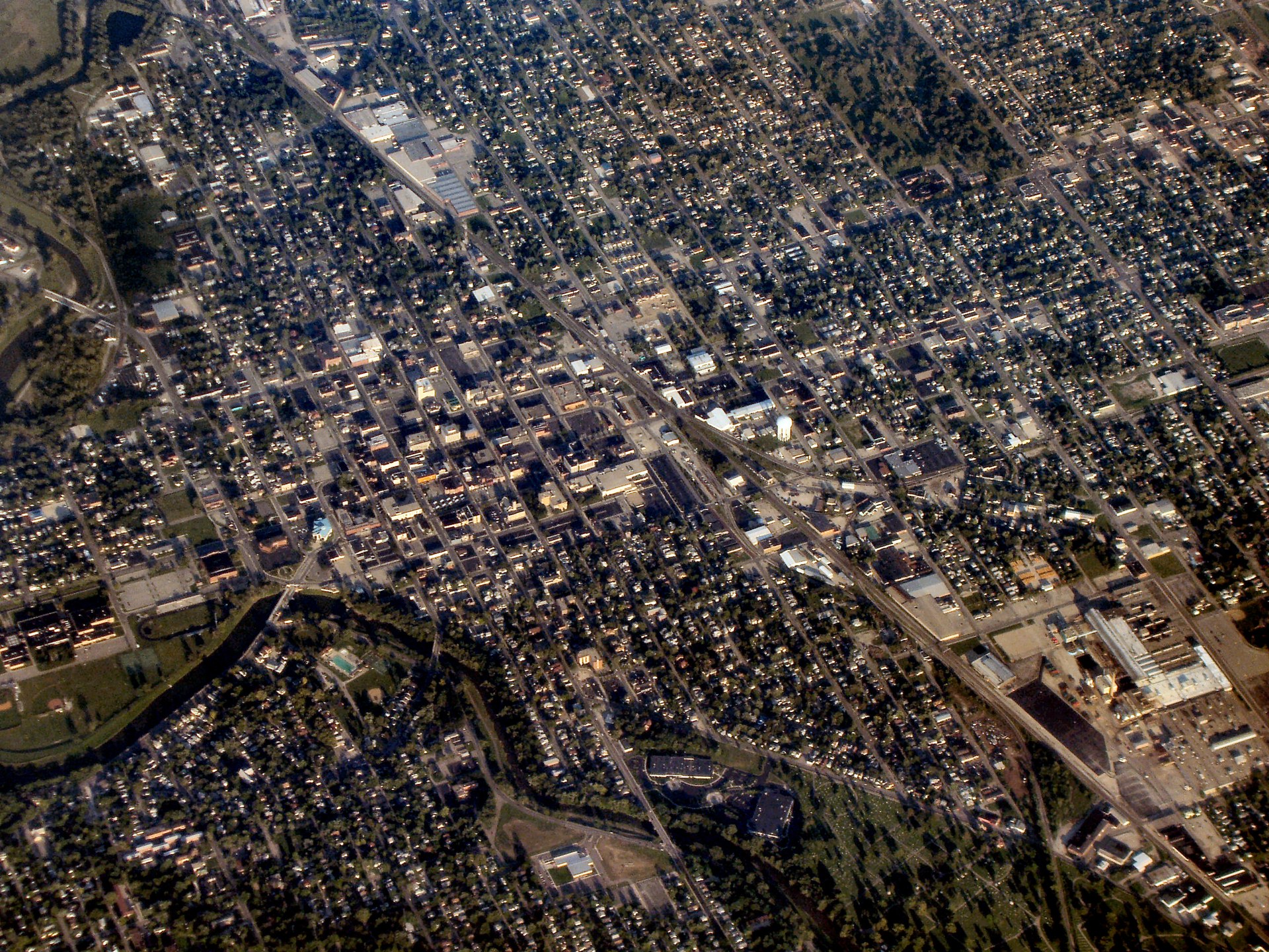 Muncie, Indiana local view