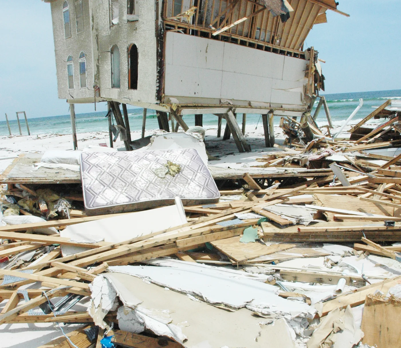 Storm-damaged home illustrating losses we document for Noblesville claims