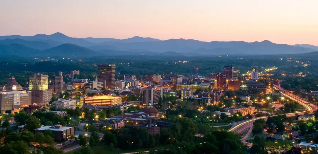 Asheville, North Carolina local view