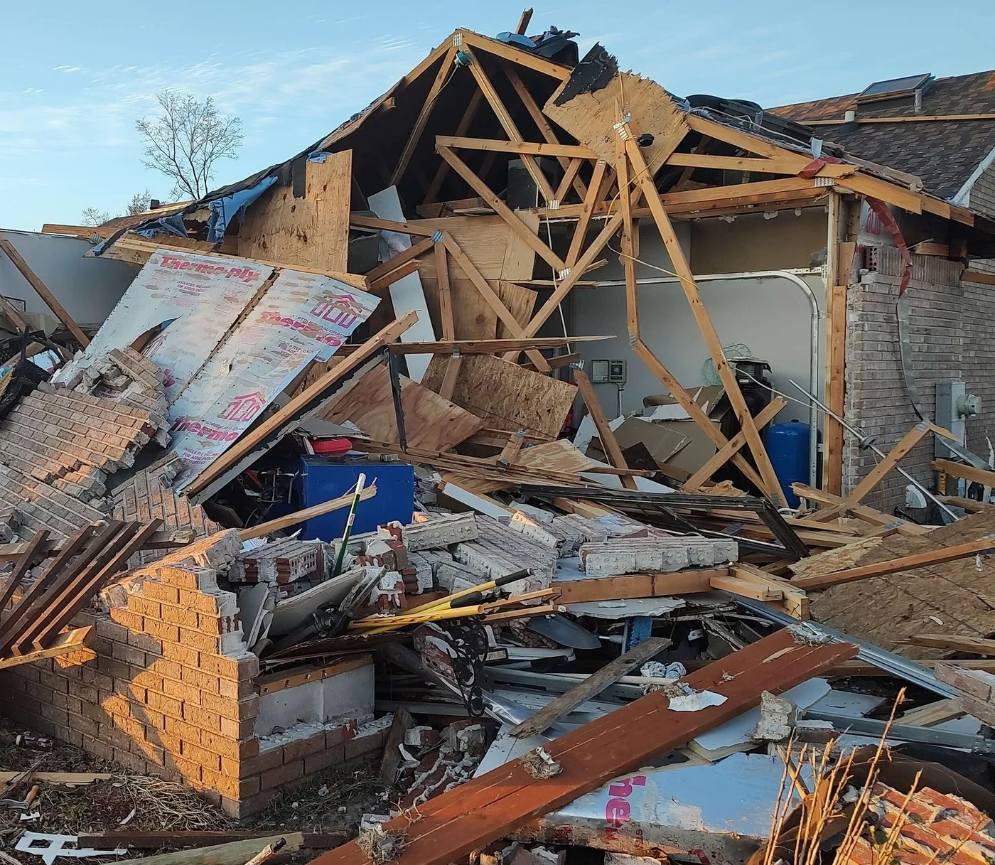 Storm-damaged home illustrating losses we document for Northglenn claims