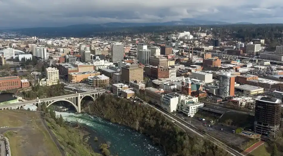 Spokane, Washington local view